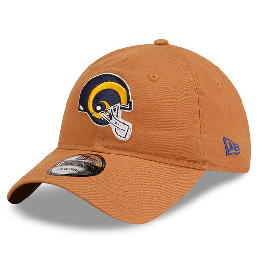 Men's New Era Brown Los Angeles Rams Core Classic 2.0 9TWENTY Adjustable Hat, LAR Brown