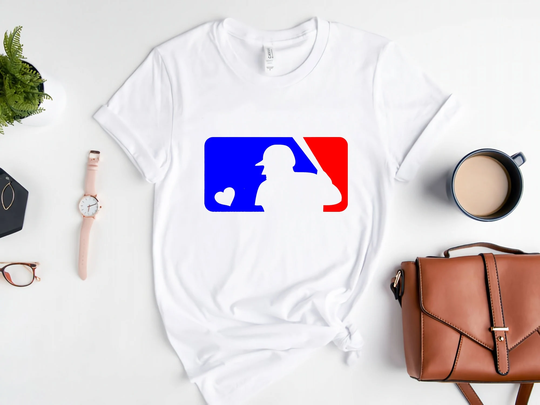 Baseball Fan Silhouette Shirt, Dad Shirt, Game Day Baseball Shirts For Women, Shirt Toddler, Sports Mom Shirt