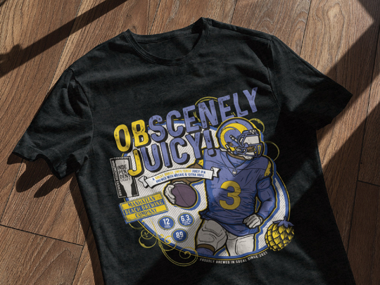 Odell Beckham, Jr. | Rams Fake Craft Beer Label T-Shirt
