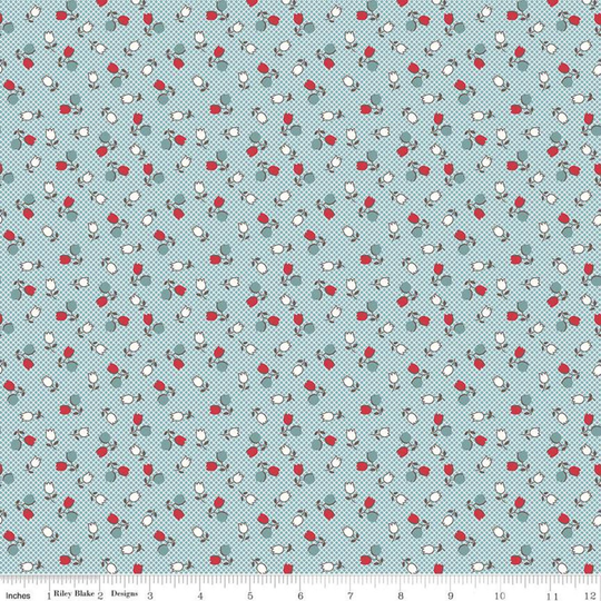 Lori Holt Cook Book Tulips Cottage Fabric From Riley Blake