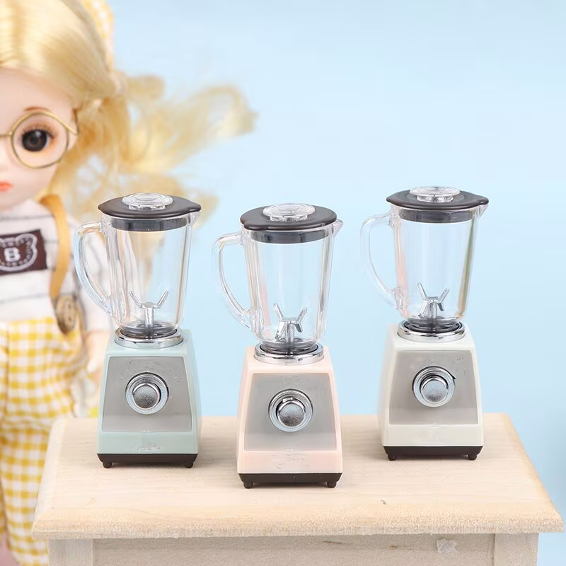 112 Dollhouse Blender Model Simulation Kitchen Furniture Juicer Doll House Miniature Accessories Kids Toys Gift
