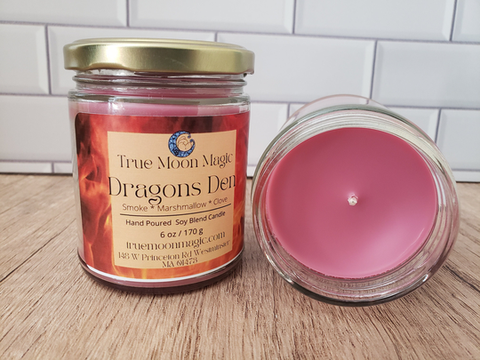 Dragons Den Medium 6 Oz Soy Blend Candle