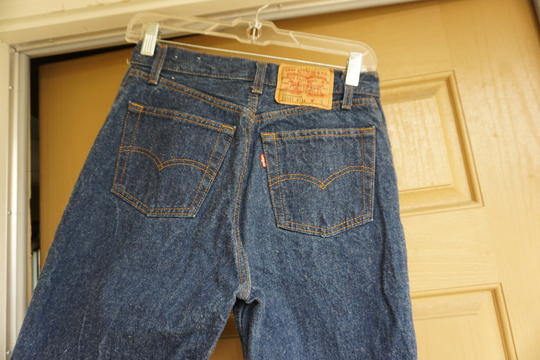 Size 11 USA 501's 26501 0156 Levi's Denim Jeans Size Button Fly