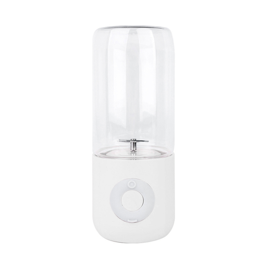 500ml Convenient Fruit Juicer High Speed Operation ABS Compact Portable Rechargeable Electric Blender for Home - cream white