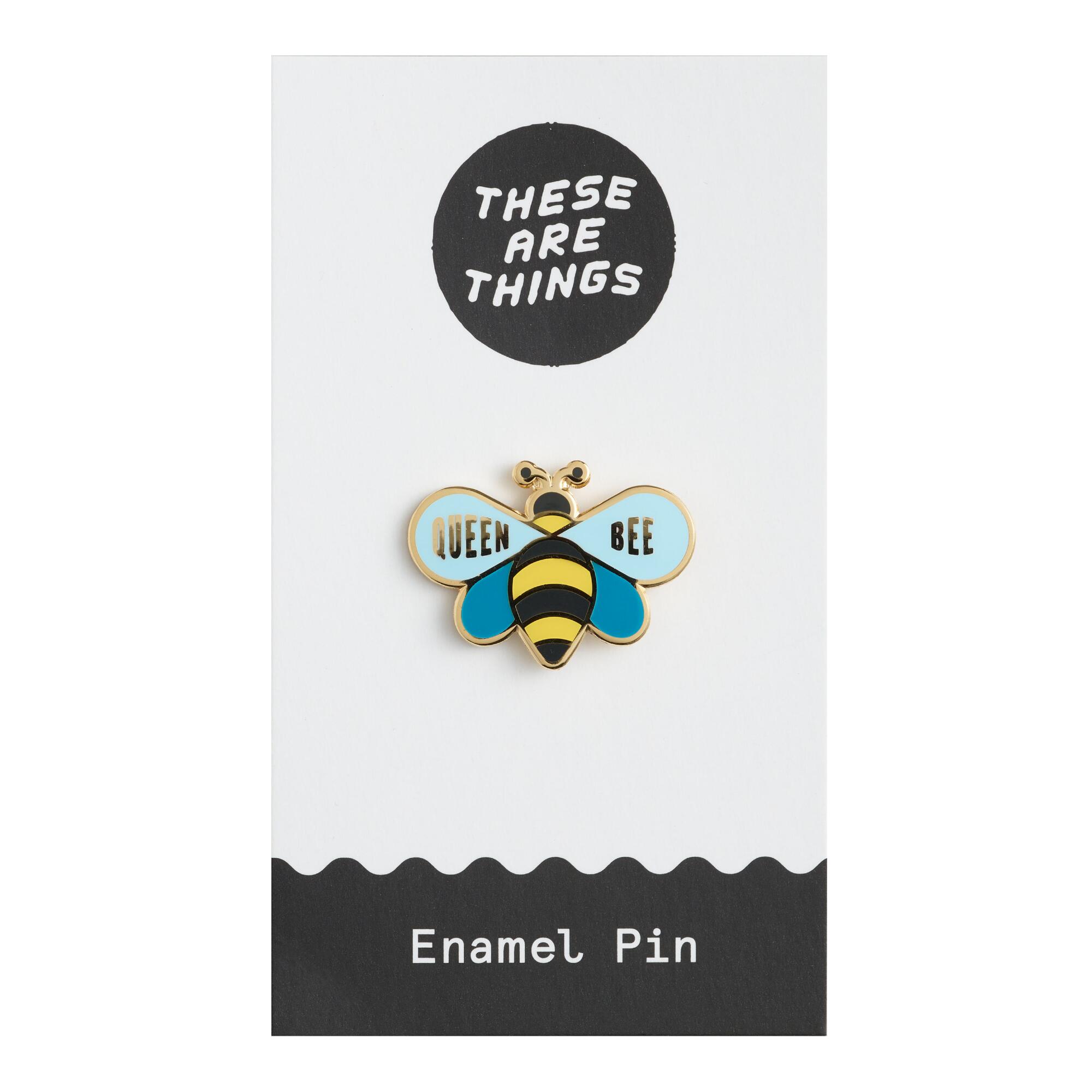 Queen Bee Enamel Pin by World Market