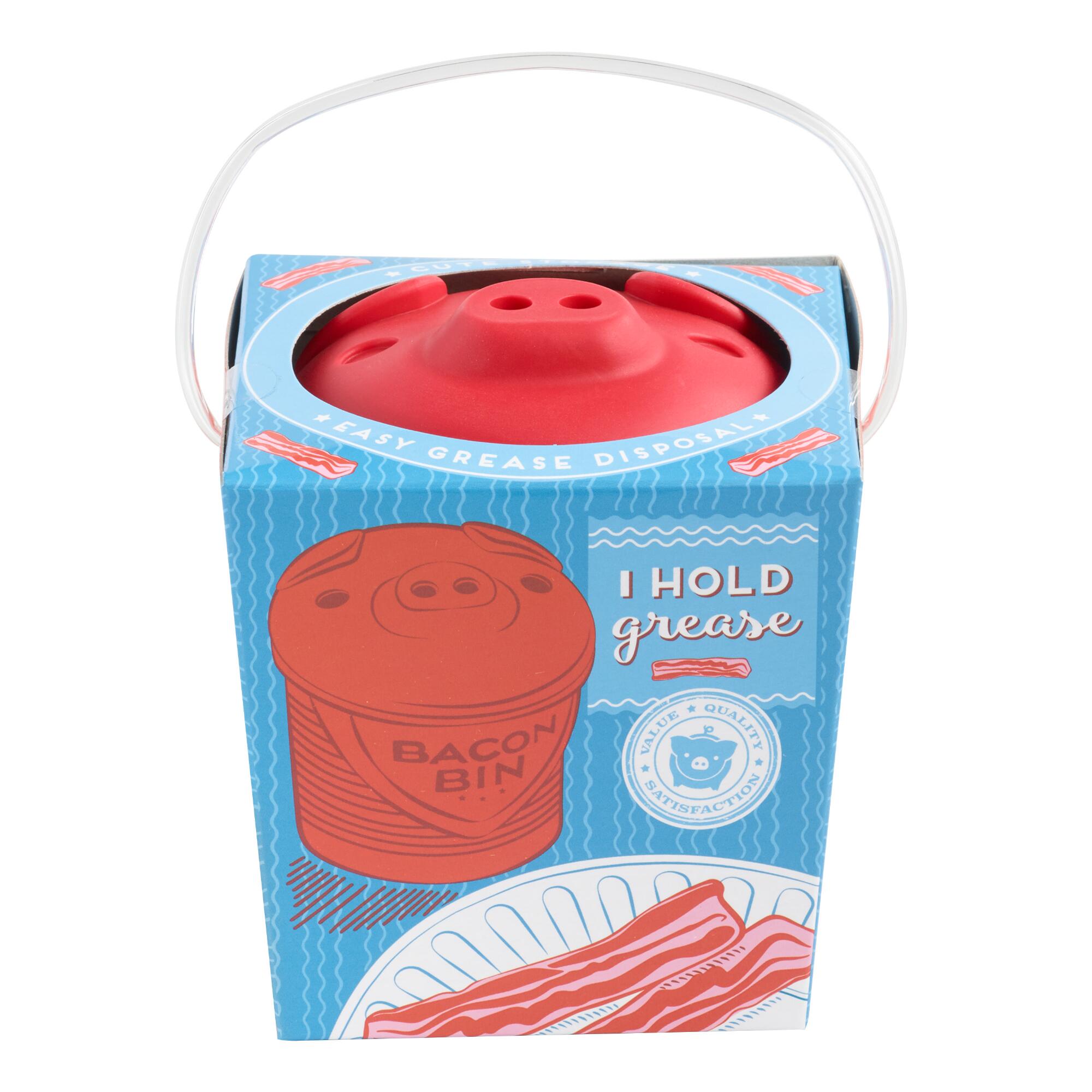 Talisman Bacon Bin Silicone Grease Container by World Market