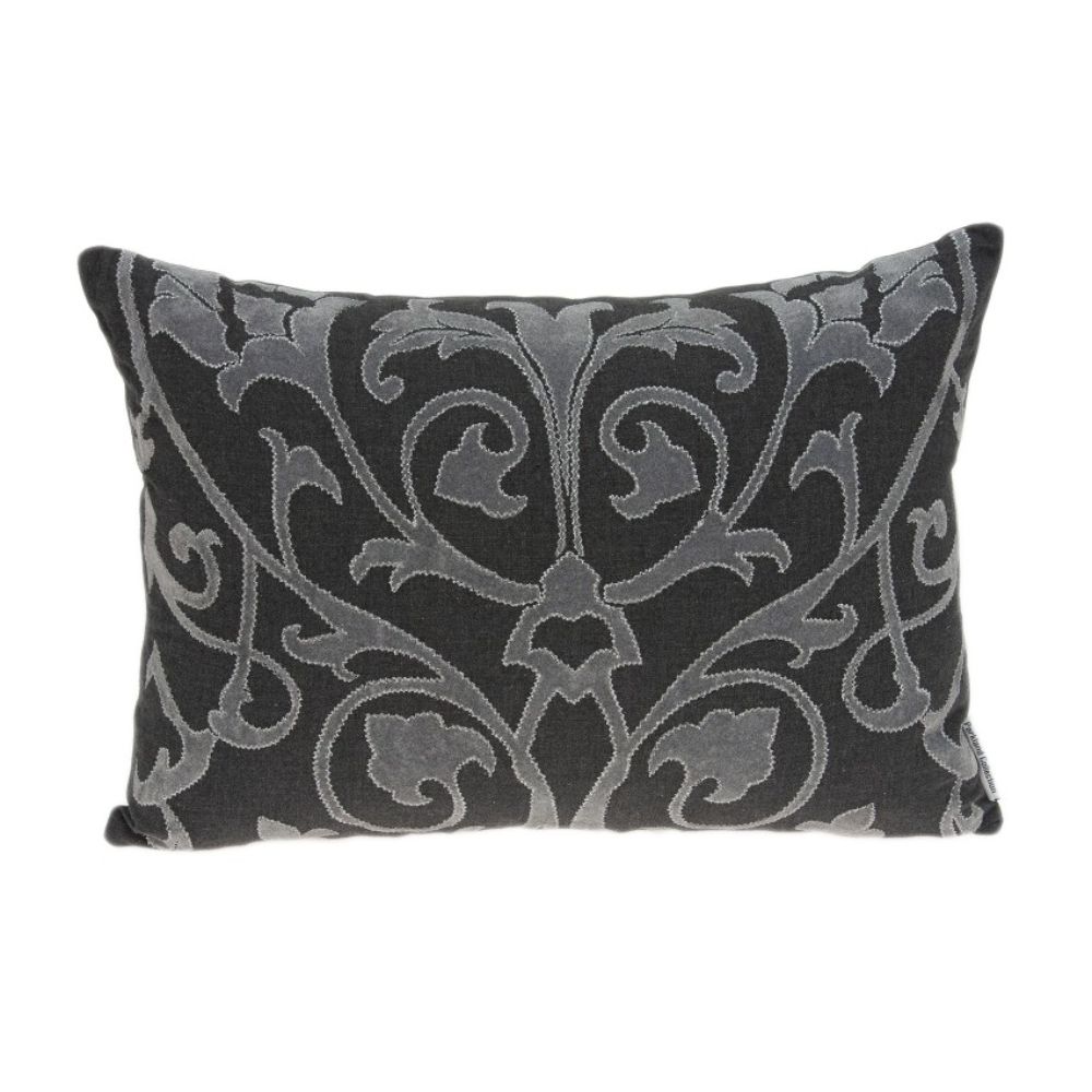 HomeRoots Jordan Gray Standard Cotton Polyester Blend Pillow Case | 334339