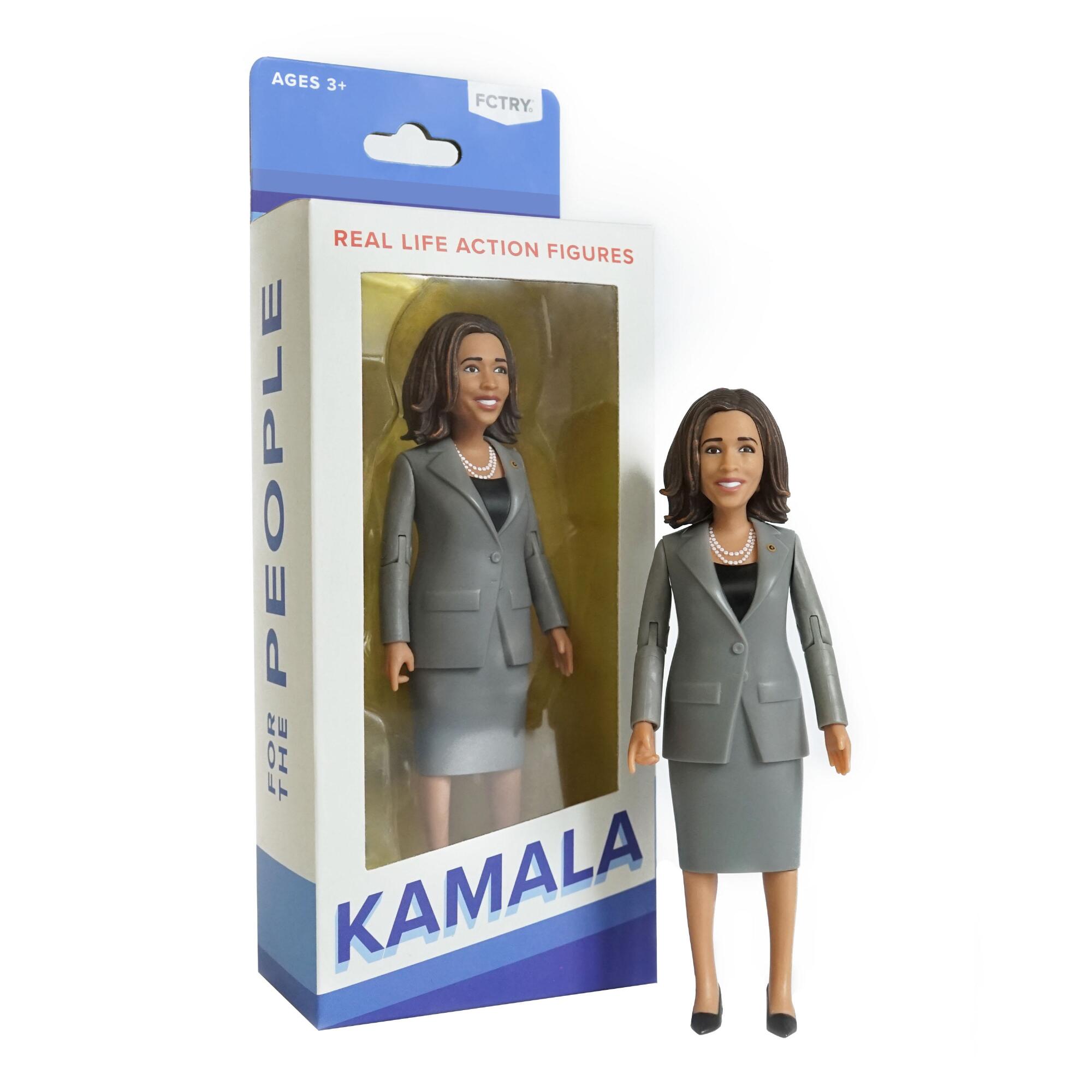 Kamala Harris Action Figure: Gray/Multi - Plastic by World Market