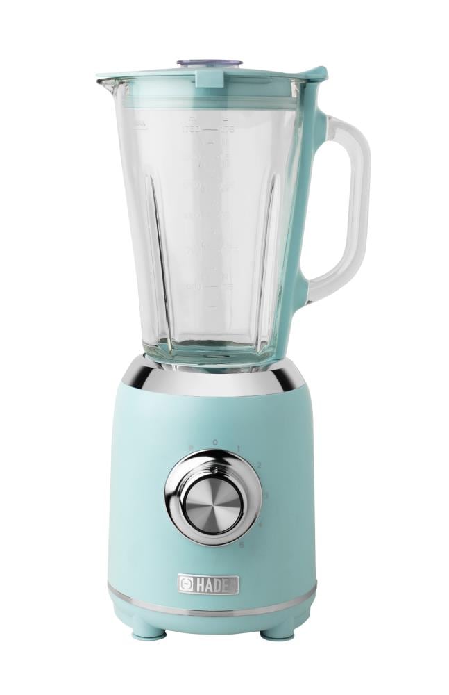 Haden Heritage 56 Ounce 5-Speed Retro Blender with Glass Jar in Blue | 75029