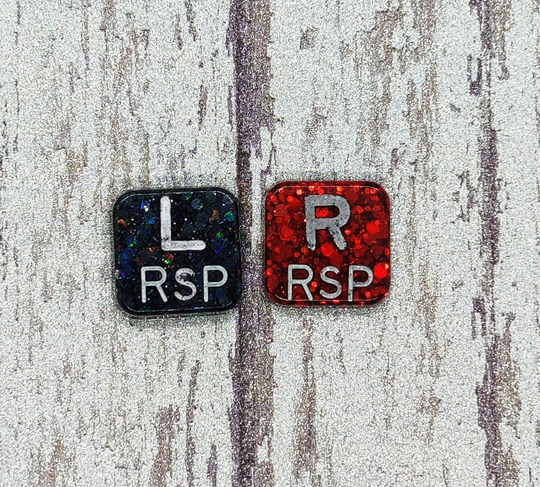 Xray Markers With Initials, Radiology Markers, Film Lead Letter Resin X-Ray Halloween, Fright Night