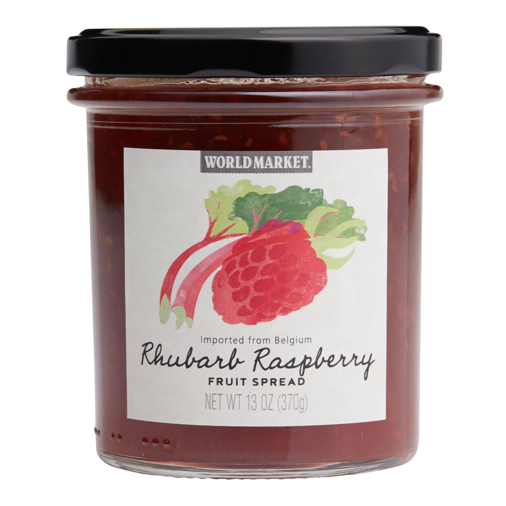 World Market Rhubarb Raspberry Fruit Spread Set of 2 by World Market