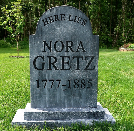 Nora Gretz Silly Clever Halloween Tombstone Yard Prop