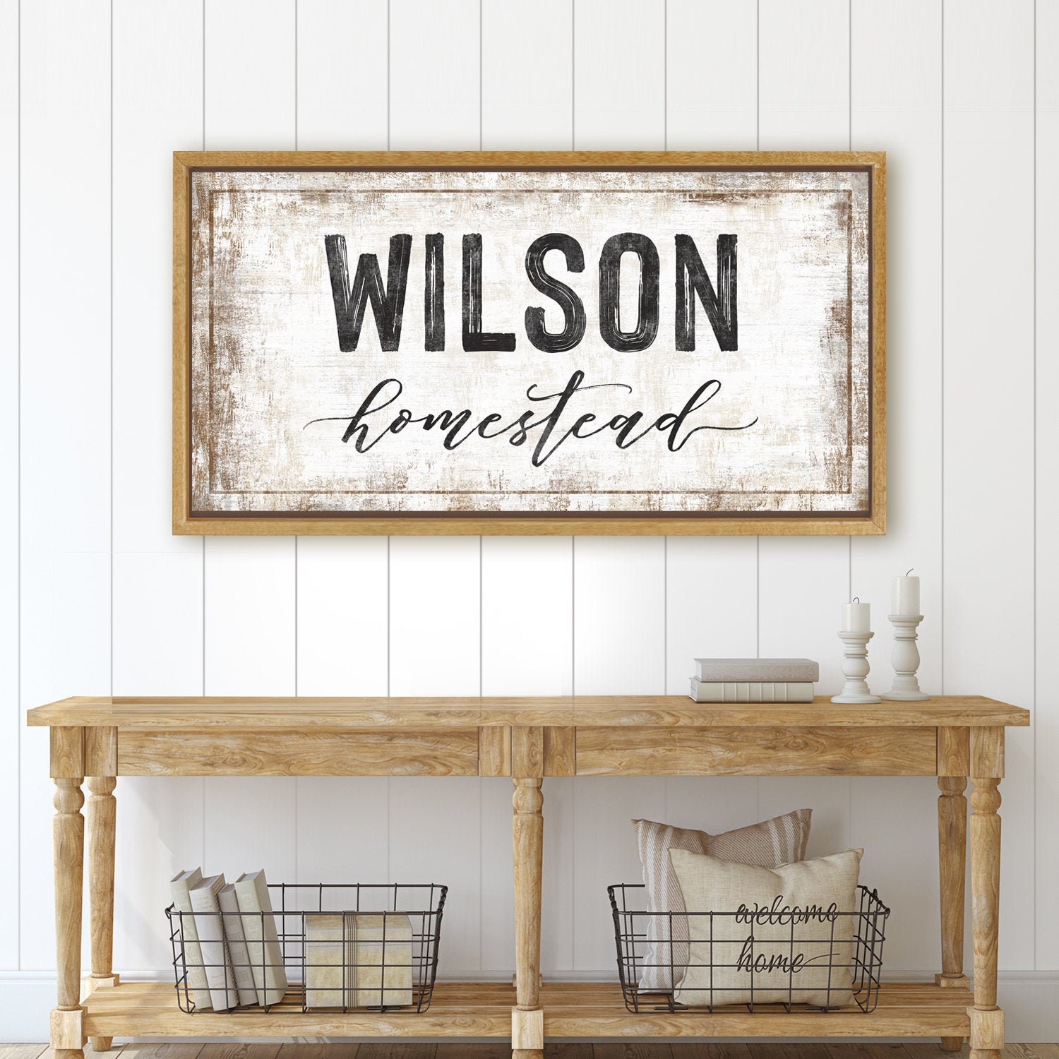 Homestead Sign Personalized