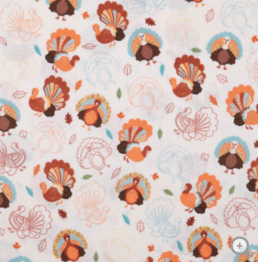 Surgical Scrub Hat, Mask Or Set Thanksgiving, Turkey