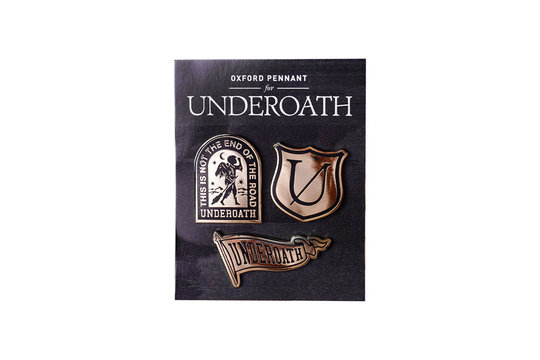 Underøath Enamel Pin 3-Pack X Oxford Pennant Original