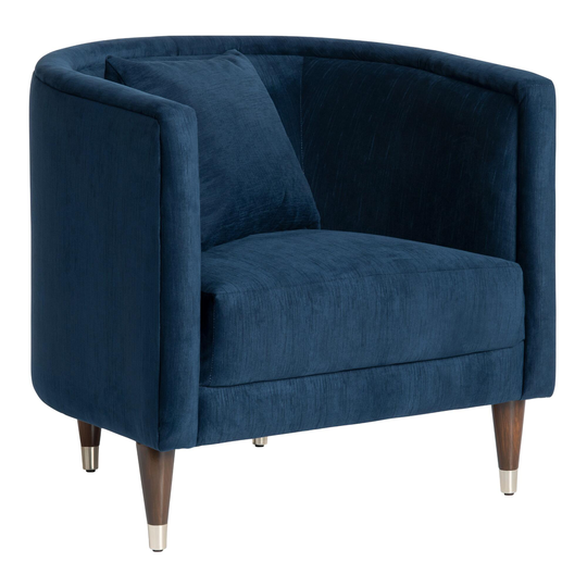 Alma Upholstered Chair with Pillow: Gray by World Market