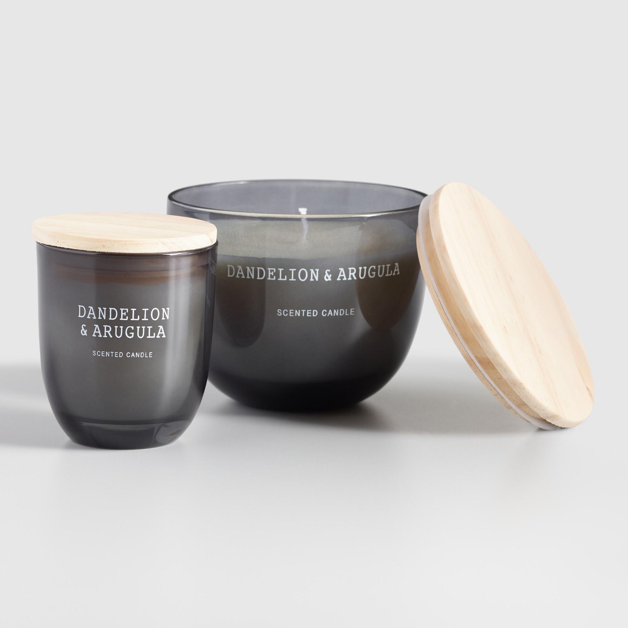 Gray Dandelion & Arugula Scented Candle by World Market