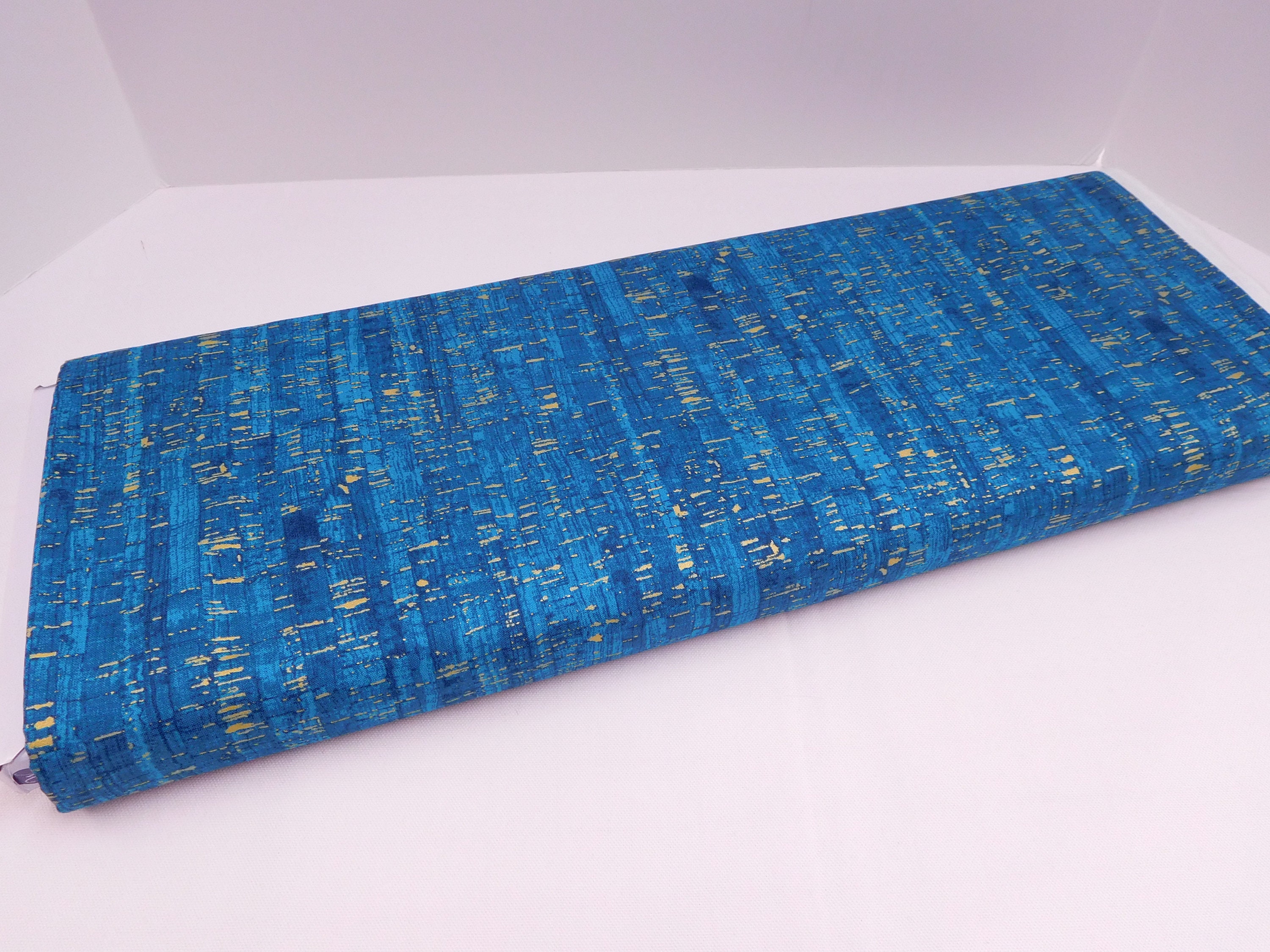 1089 Uncorked Turquoise Metallic Blender Fabric From Windham Fabrics 50107M-31; By The Yard; Fat Quarters To Full Yards