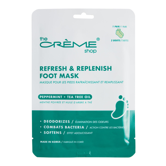 Creme Shop Rest & Replenish Korean Beauty Foot Mask - Plastic by World Market