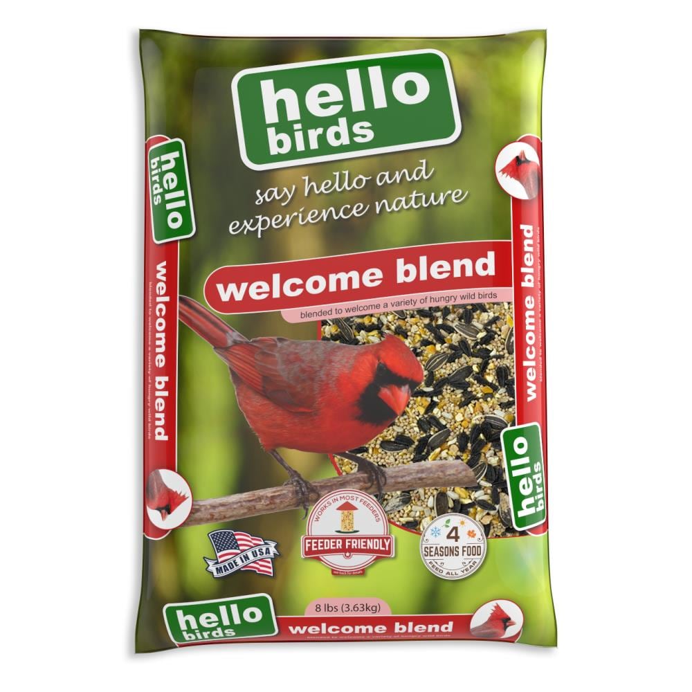 Red River Commodities 8-lb Hello Birds Welcome Blend Wild Bird Seed | 009564