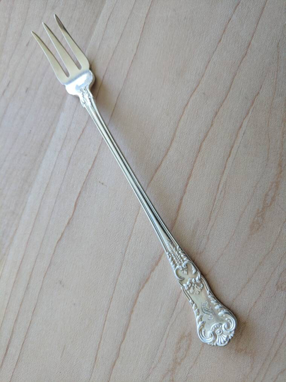 Antique Gorham Silver 1897 Richmond Cocktail/Seafood Fork 5 5/8" Mono S, Set Of