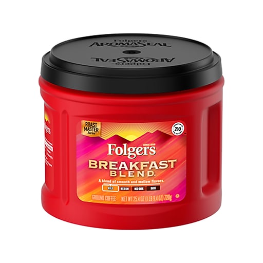 Folgers Breakfast Blend Coffee, Light Roast, 25.4 oz. (2550020529)