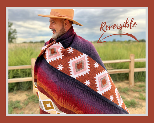 Alpaca Wool Blanket Blend | Native Throw Queen Size Washable Boho Bedding Mother's Day Gift Idea