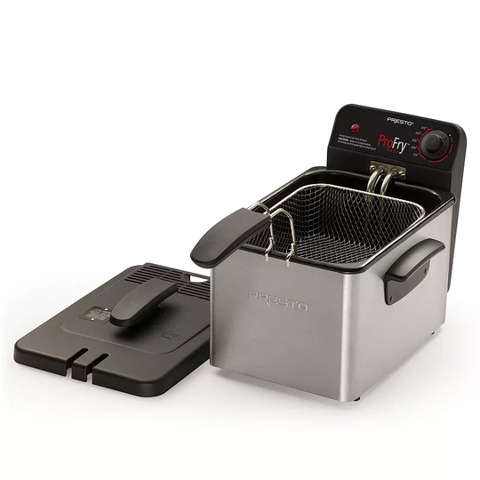 Presto ProFry Stainless Steel Deep Fryer, Multicolor