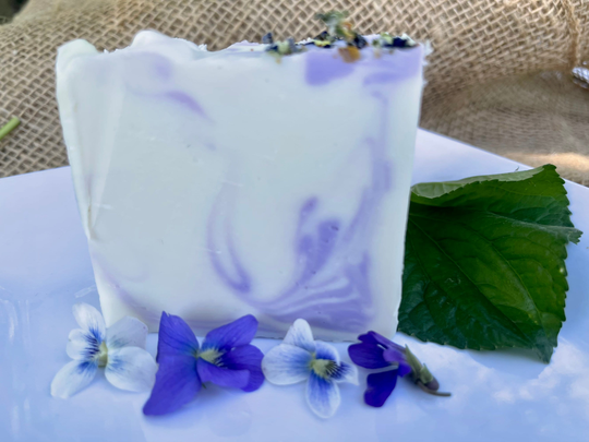 Wild Violet Soap Bar, Wild Violet, Infused Oil, All Natural Soap, Self Care, Unique Gift
