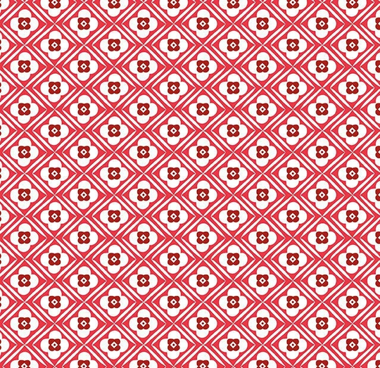 Bee Plaids Hugs Cayenne By Lori Holt For Riley Blake, 1/2 Yard - Cut Continuously, C12021-Cayenne
