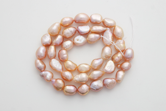 Colored Fresh-Water Pearl | Irregular, Jewelry Making Beads, Wholesale Jewelry, 1 Strand | Approx. 40 Pcs, [M17-R2]