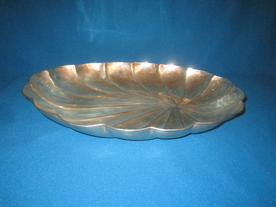 Vintage Silverplate Large 15 1/2" Seafood Serving Bowl