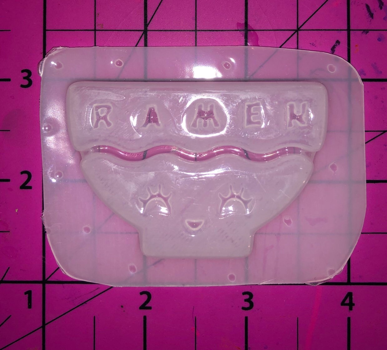 Kawaii Japanese Ramen Bowl - Flexible Plastic Resin Mold