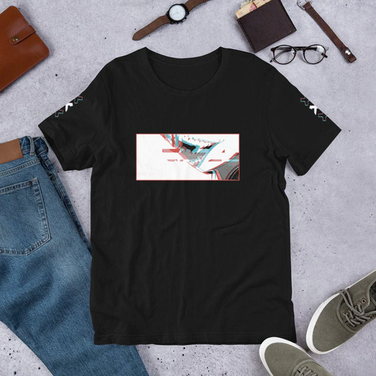 Vampire Bite Unisex T Shirt, Anime Sweatshirt, Manga Necromancer, Japanese, Glitch, Vaporwave, Creepy Cute, Gothic Shirt