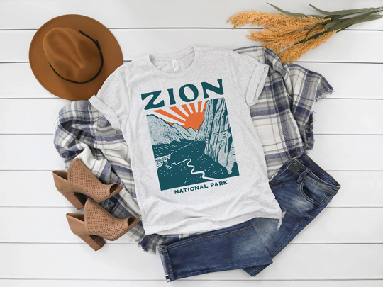 Zion National Park Utah Tri Blend Unisex T-Shirt