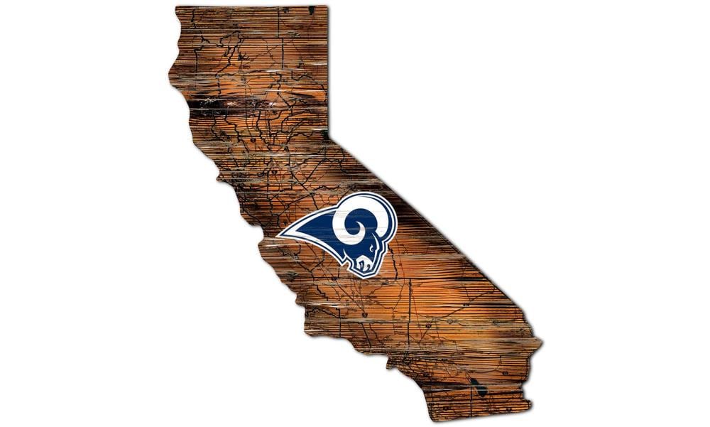 Fan Creations Los Angeles Rams 24-in H x 24-in W Sports Print | N0728-LAR