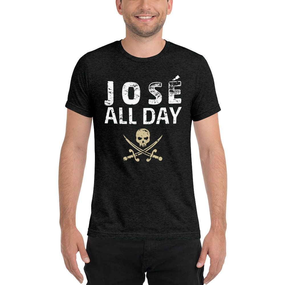 Premium Jose All Day Men's Tri Blend Pirate Tee"