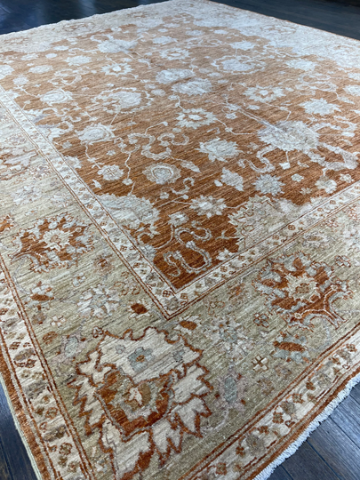 Pakistani Sultanabad Revival Rug 7'x9'