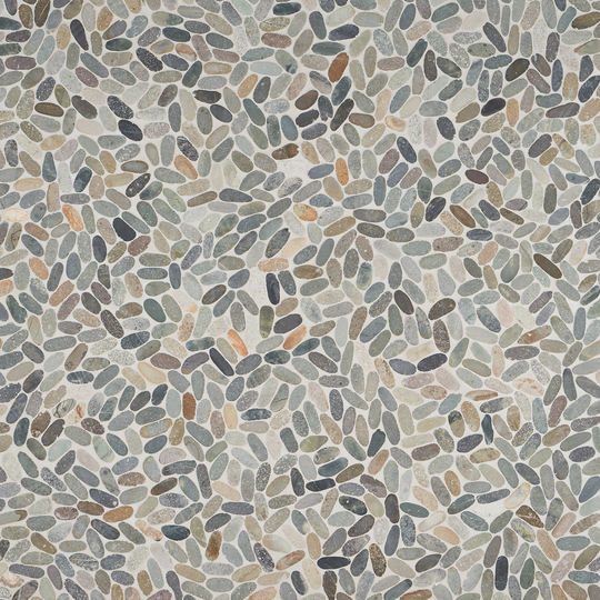 Artmore Tile Landscape Dark Blend 12-in x 12-in Natural Stone Slate Pebble Stone Look Floor and Wall Tile | EXT3RD105036