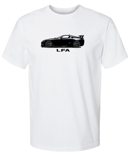 Black Lfa Shirt Super Soft 60/40 Blend T Shirt Jdm