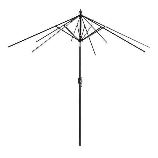 Steel 9 Ft Tilting Patio Umbrella Frame And Pole - Metal by World Market