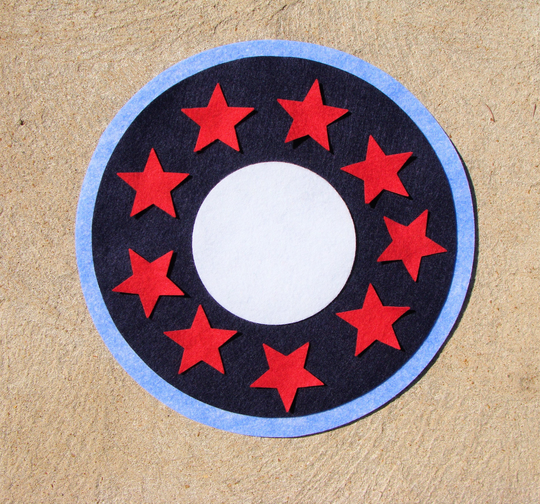 U Make It Die Cut Wool Blend Felt Kit -Candle Mat Kit-Wool Fabrics-Die Cut - No Floss