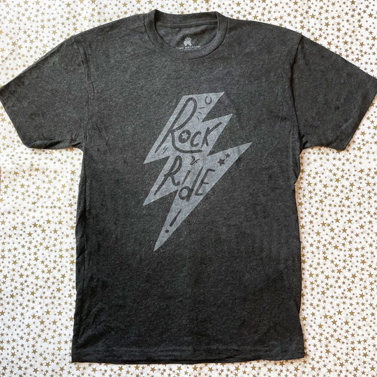 Rock & Ride Vintage Tri Blend Equestrian T-Shirt Tee