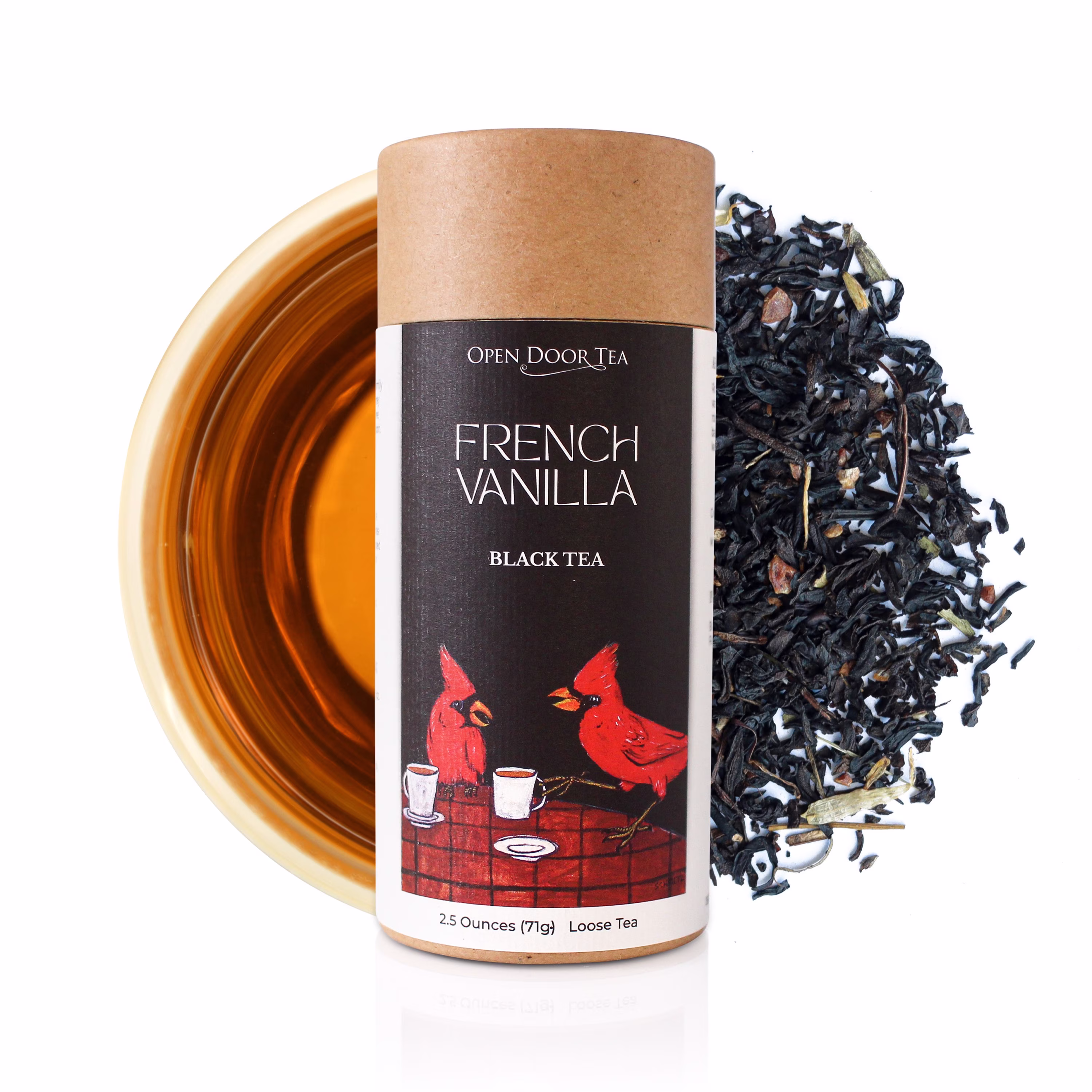 French Vanilla | Organic Black Tea Blend, Loose Leaf