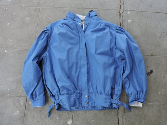 Rare Vintage 80S Members Only Cafe Racer Blue Womens Jacket L