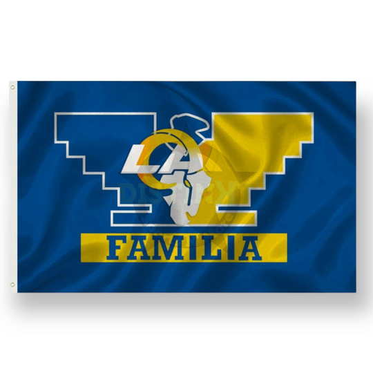 La Rams Familia Flag
