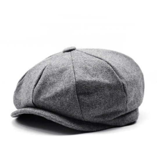 Men�s Hat Classic Dome Striped Octagonal Hat Newsboy Hat Blend Wool Vintage For Casual Outdoor Daily Hat 2021 - 2, m