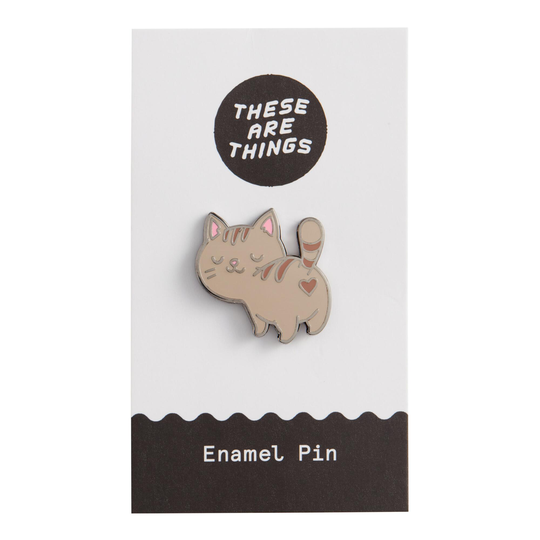 Cat Butt Enamel Pin by World Market