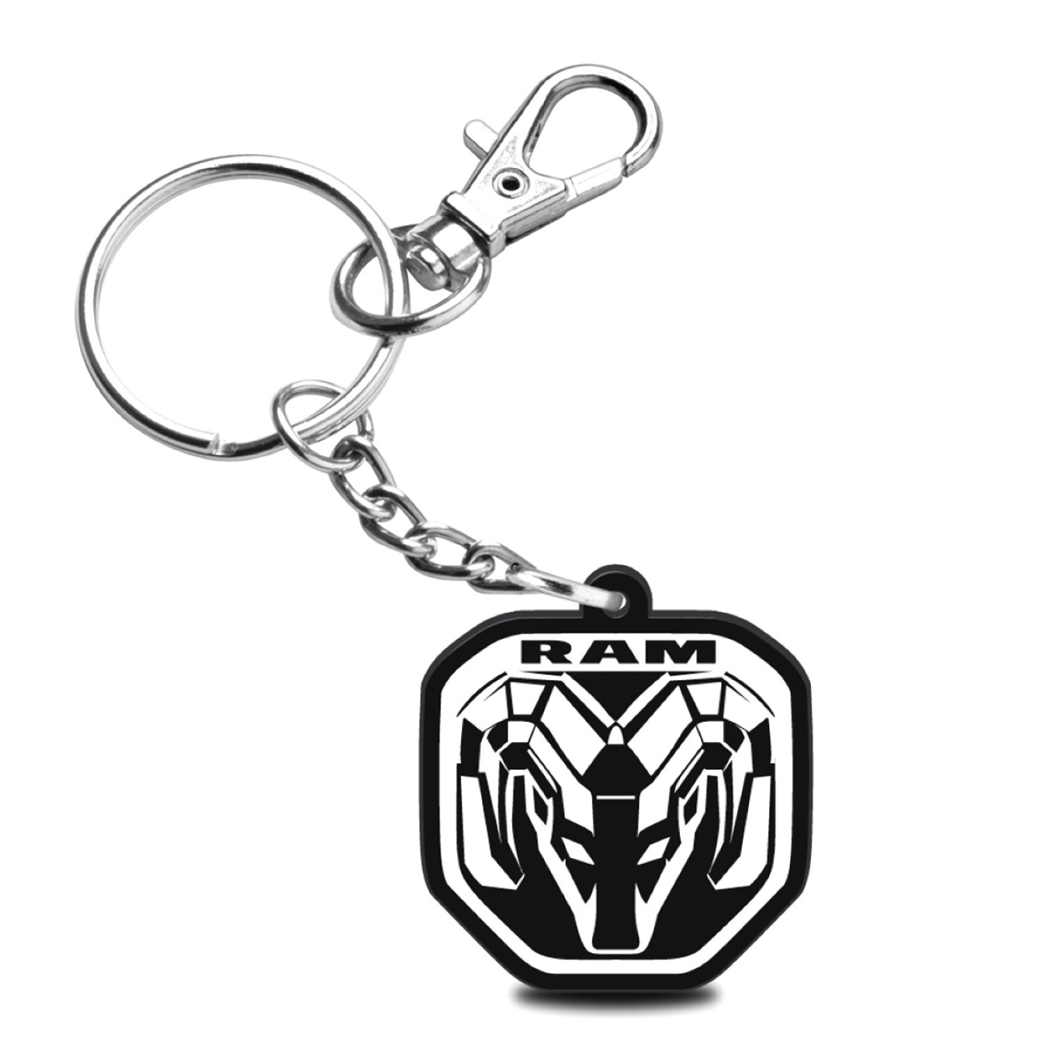Ram 2019 Custom Laser Cut With Uv Full-Color Printing Acrylic Charm Key Chain