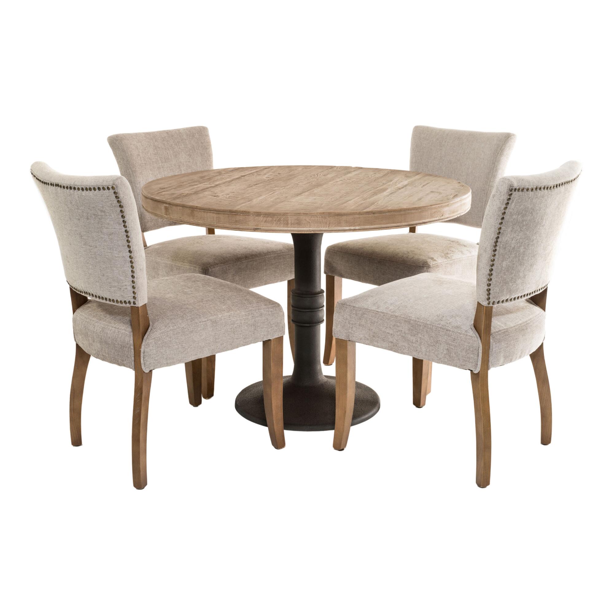 Round Graywash Sienna Dining Collection by World Market